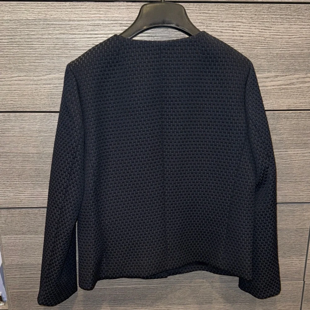 J. Crew Women's Dark Navy Textured Suit - Picture 3 of 6